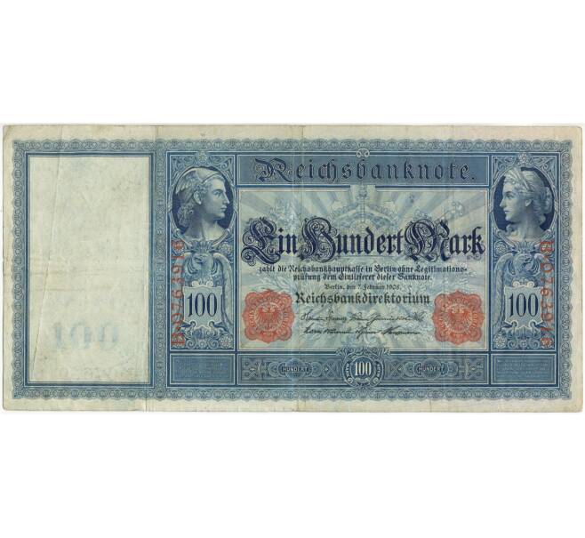Банкнота 100 марок 1908 года Германия (Артикул: B2-9399) — Фото №1