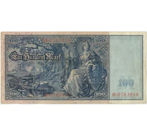 100 марок 1908 года Германия