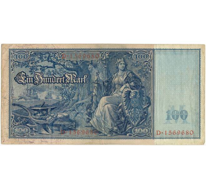 Банкнота 100 марок 1909 года Германия (Артикул B2-9401)