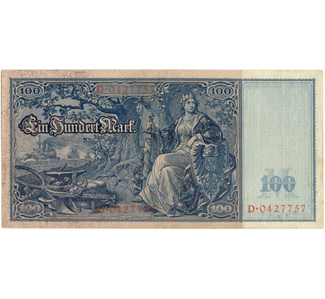 Банкнота 100 марок 1908 года Германия (Артикул B2-9403)