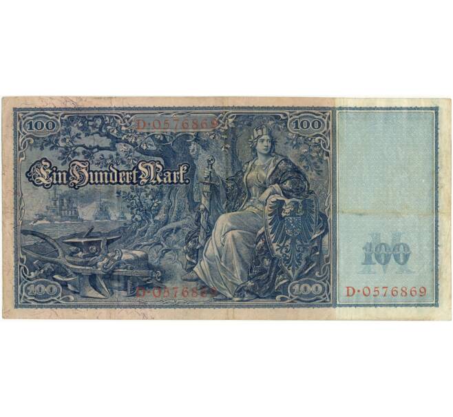 Банкнота 100 марок 1909 года Германия (Артикул B2-9404)