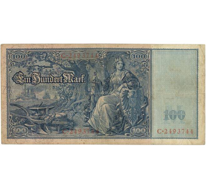Банкнота 100 марок 1909 года Германия (Артикул: B2-9405) — Фото №2