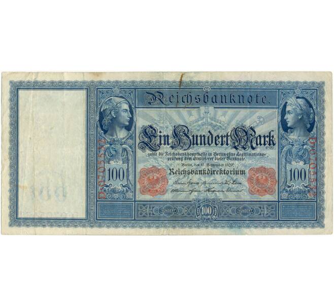 Банкнота 100 марок 1909 года Германия (Артикул: B2-9406) — Фото №1
