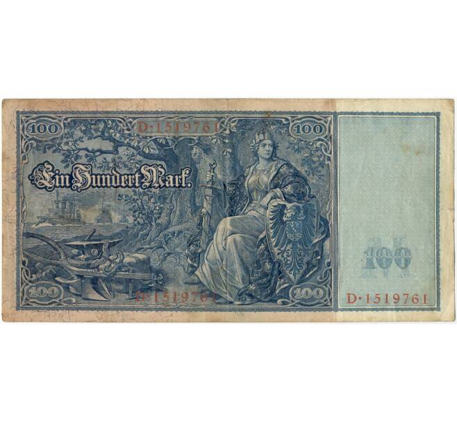 Банкнота 100 марок 1909 года Германия (Артикул B2-9407)