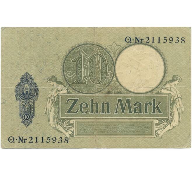 Банкнота 10 марок 1906 года Германия (Артикул B2-9437)
