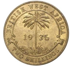 2 шиллинга 1936 года Британская Западная Африка