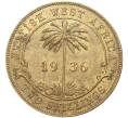 Монета 2 шиллинга 1936 года Британская Западная Африка (Артикул K11-72513)