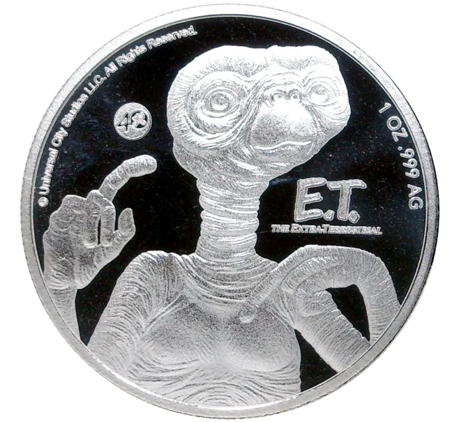 Монета 2 доллара 2022 года Ниуэ «40 лет фильму Инопланетянин» (Артикул M2-57391)