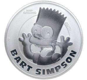 1 доллар 2022 года Тувалу «Симпсоны — Барт Симпсон»