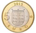 Монета 5 евро 2015 года Финляндия «Исторические регионы Финляндии (животные) — Остроботния» (Артикул M2-57401)