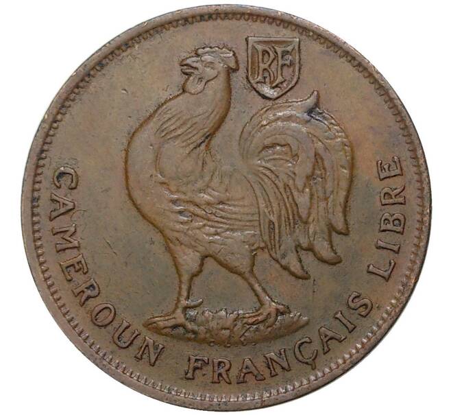 Монета 1 франк 1943 года Французский Камерун (Артикул K27-80381)