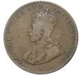 Монета 2 цента 1922 года Британский Маврикий (Артикул K27-80407)