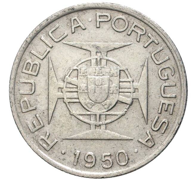 Монета 2.50 эскудо 1950 года Португальский Мозамбик (Артикул K27-80416)