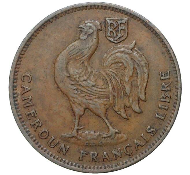 Монета 50 сантимов 1943 года Французский Камерун (Артикул K27-80420)