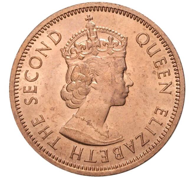 Монета 2 цента 1968 года Британские Сейшелы (Артикул K27-80442)