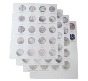 Комплект промежуточных листов для юбилейных монет СССР — в альбомы стандарта Optima