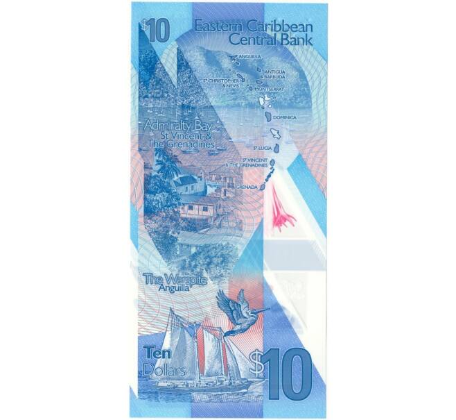 10 долларов 2019 года Восточные Карибы (Артикул B2-9761)