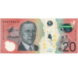 20 долларов 2019 года Австралия