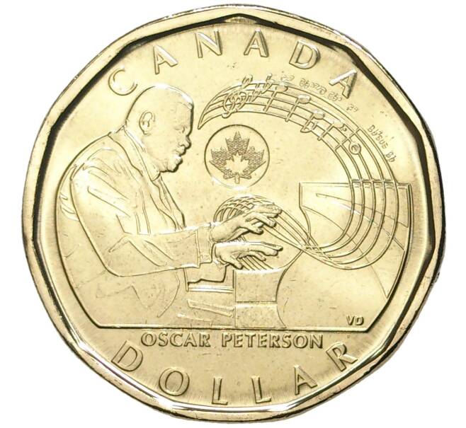 Монета 1 доллар 2022 года Канада «Оскар Питерсон» (Артикул M2-57428)