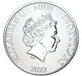 Монета 2 доллара 2022 года Ниуэ «Пираты Карибского моря — Немая Мария» (Артикул M2-57432)
