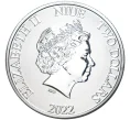 Монета 2 доллара 2022 года Ниуэ «Пираты Карибского моря — Немая Мария» (Артикул M2-57432)