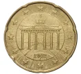 Монета 20 евроцентов 2002 года J Германия (Артикул K11-73268)