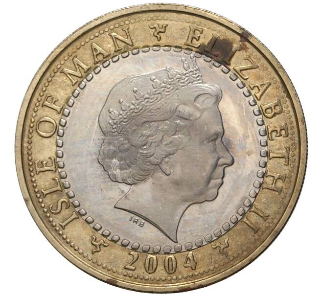 Монета 2 фунта 2004 года Остров Мэн (Артикул: K11-73362) — Фото №2