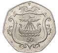 Монета 50 пенсов 1985 года Остров Мэн (Артикул K11-73477)
