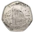Монета 50 пенсов 2004 года Остров Мэн «Рождество» (Артикул K11-73499)