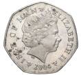 Монета 50 пенсов 2004 года Остров Мэн «Рождество» (Артикул K11-73499)