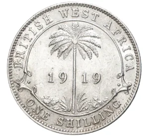 1 шиллинг 1919 года Н Британская Западная Африка