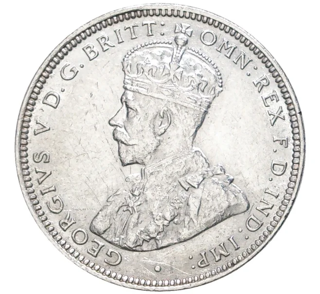 Монета 1 шиллинг 1919 года Н Британская Западная Африка (Артикул K11-73694)