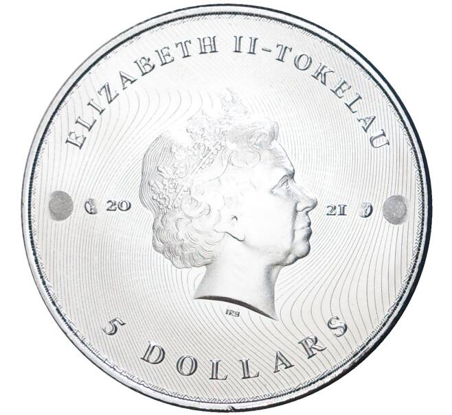 Монета 5 долларов 2021 года Токелау «Эквилибриум» (Артикул M2-57478)