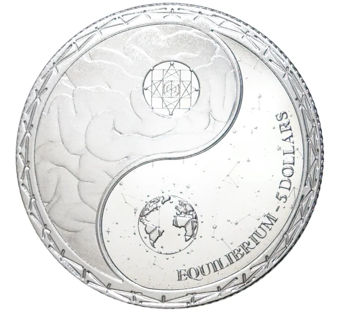Монета 5 долларов 2022 года Токелау «Эквилибриум» (Артикул M2-57479)