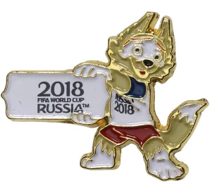 Значок «Чемпионат Мира по футболу 2018 в России — Забивака»