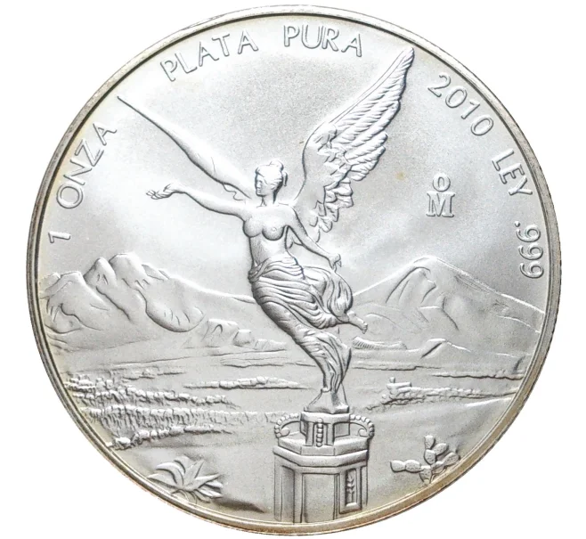 Монета 1 унция 2010 года Мексика (Артикул M2-57481)