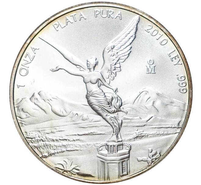 Монета 1 унция 2010 года Мексика (Артикул M2-57482)