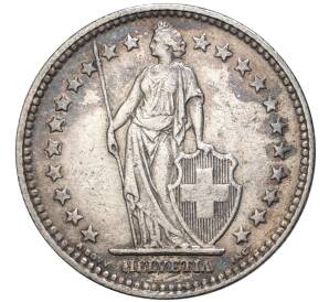 2 франка 1940 года Швейцария
