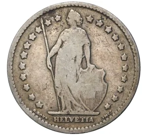 1 франк 1904 года Швейцария
