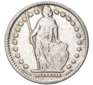 1 франк 1914 года Швейцария