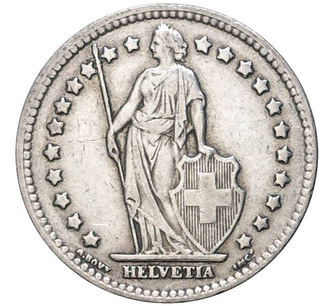Монета 1 франк 1931 года Швейцария (Артикул K11-74305)