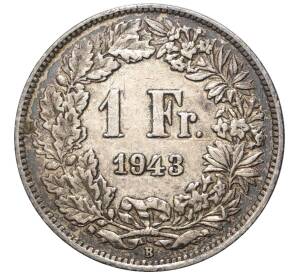 1 франк 1943 года Швейцария