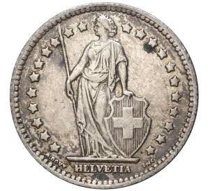 1 франк 1943 года Швейцария