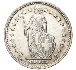 1 франк 1952 года Швейцария