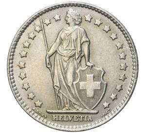 1 франк 1962 года Швейцария