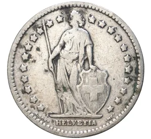 1 франк 1914 года Швейцария