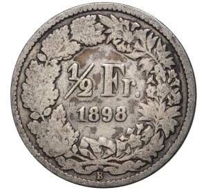 1/2 франка 1898 года Швейцария