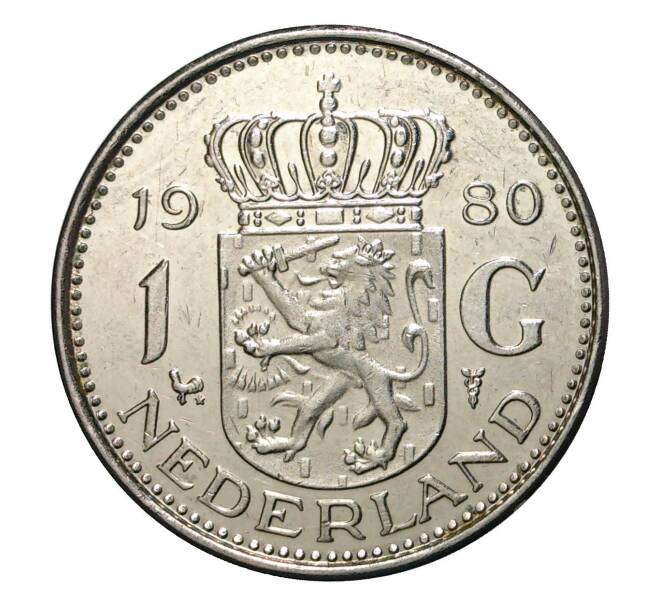 Монета 1 гульден 1980 года (Артикул: M2-2432) — Фото №1
