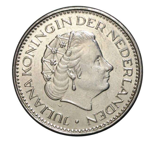 Монета 1 гульден 1980 года (Артикул: M2-2432) — Фото №2