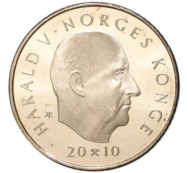 Монета 10 крон 2010 года Норвегия «200 лет со дня рождения Оле Булла» (Артикул M2-57699)